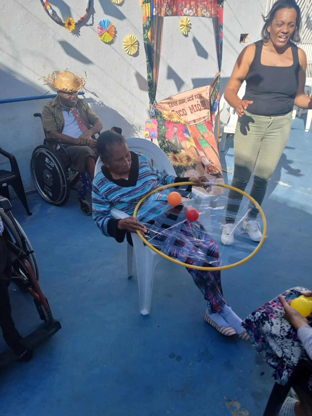 Convivência e participação em uma atividade acompanhada